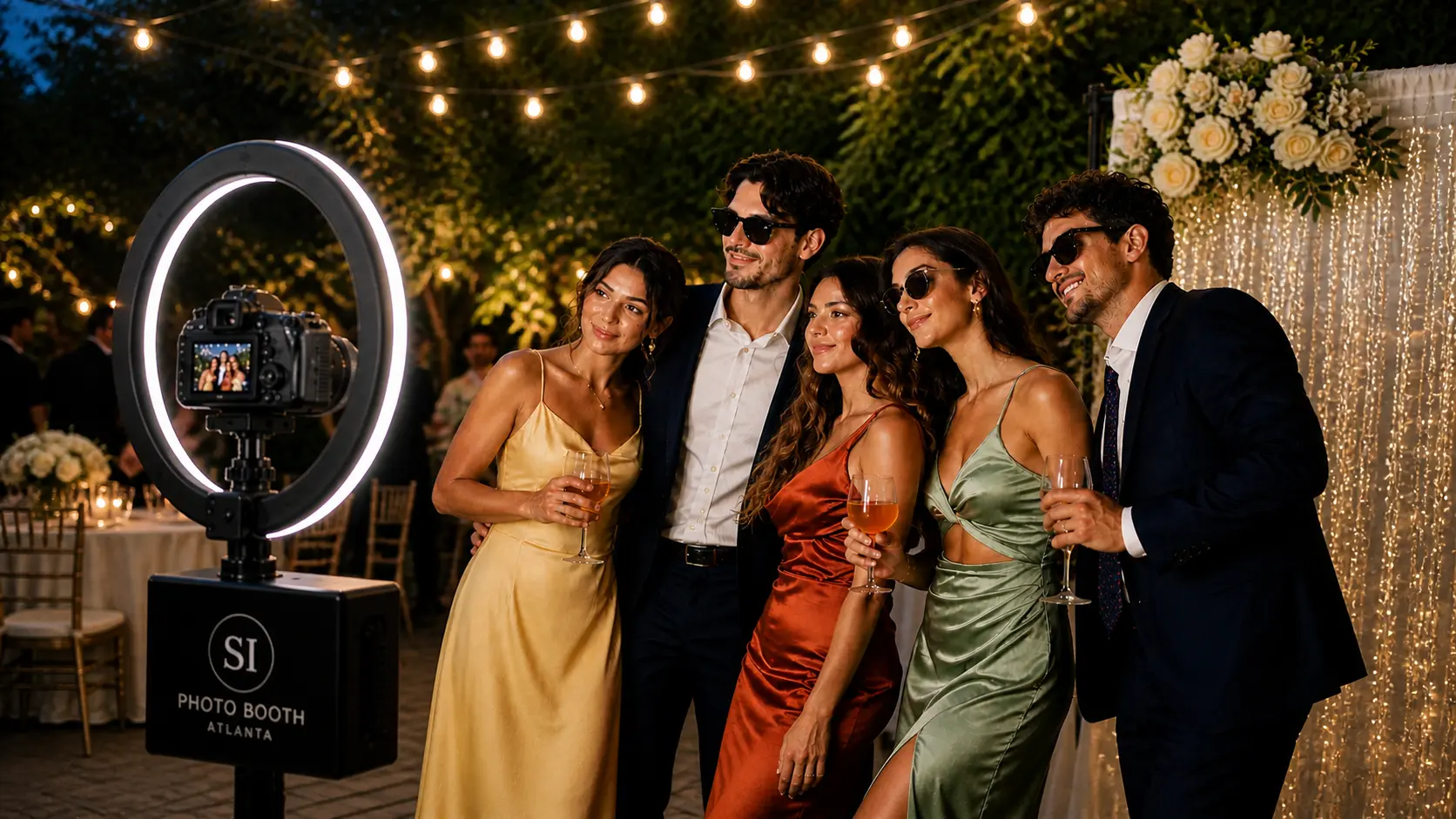 Open air photo booth rental GA - SI Photo Booth